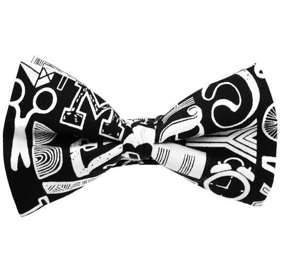 Noeud Papillon Dessins Blancs et Noirs