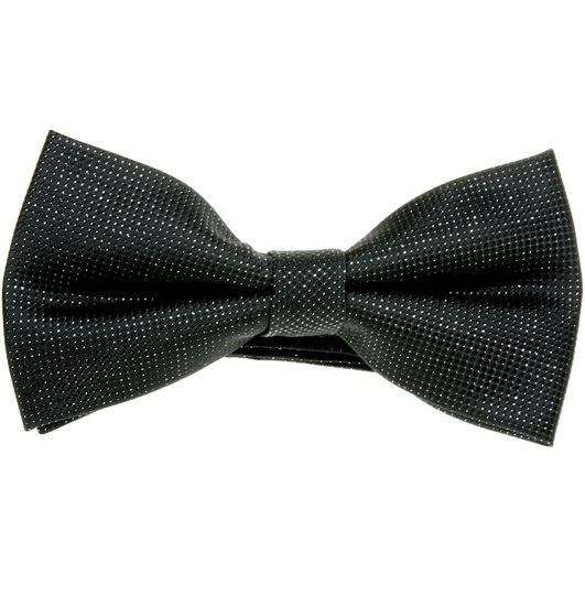 Noeud Papillon Soirée Noir et Argent