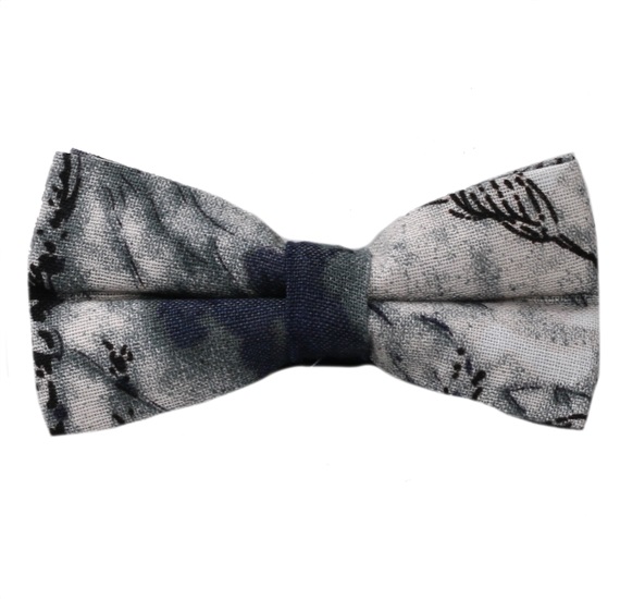 Noeud Papillon Gris et Noir