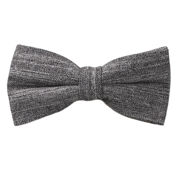 Noeud Papillon Chiné Gris et Marron