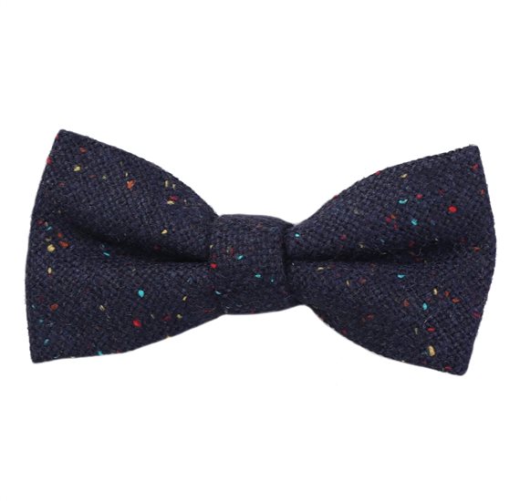 Noeud Papillon Enfant Bleu Chiné Couleurs