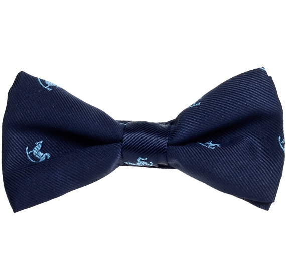 Noeud Papillon Enfant Bleu Marine Chevaux Bleus