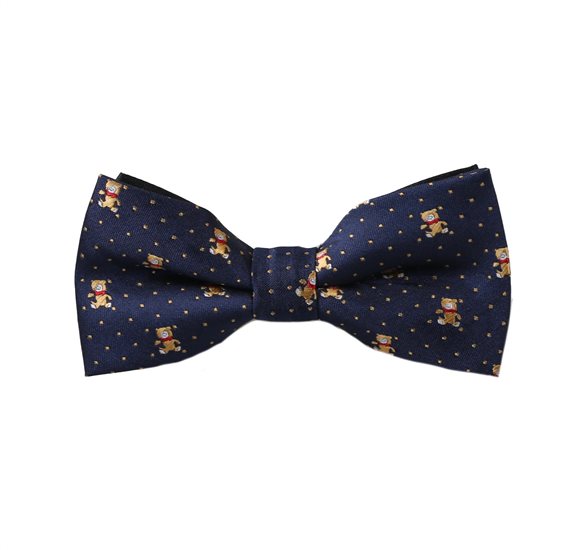 Noeud Papillon Enfant Bleu Marine avec Ours