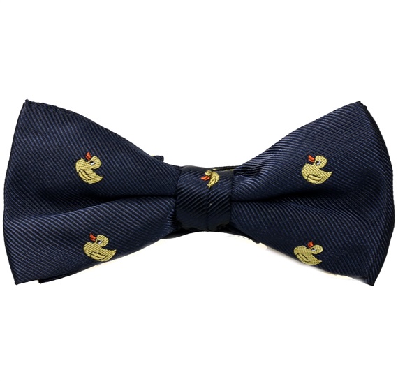 Noeud Papillon Enfant Bleu Marine avec Canards