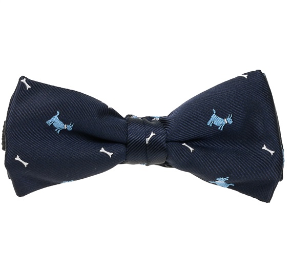 Papillon Enfant Bleu Marine avec Chiens