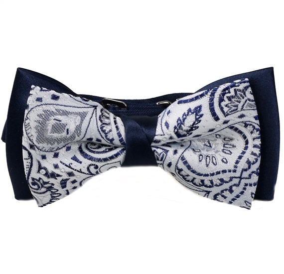 Papillon Enfant Bleu Marine Design Gris