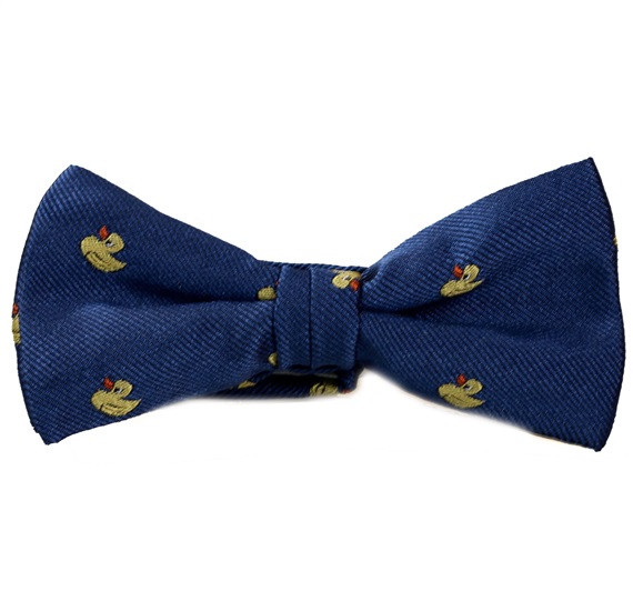 Noeud Papillon Enfant Bleu Canard avec Canetons