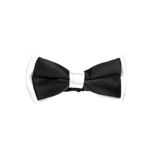 Noeud Papillon Enfant Bicolore Blanc et Noir