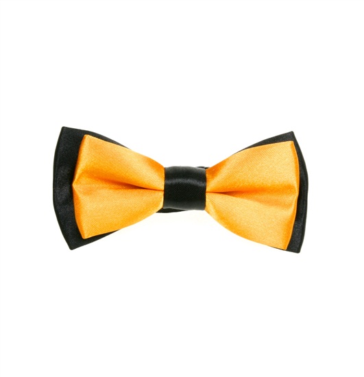 Noeud Papillon Enfant Bicolore Noir et Jaune