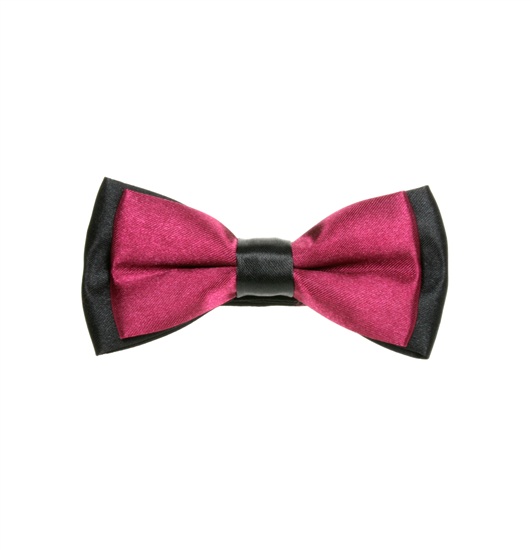 Noeud Papillon Enfant Bicolore Noir et Bordeaux