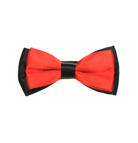 Papillon Enfant Bicolore Noir et Rouge