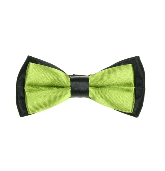 Noeud Papillon Enfant Bicolore Noir et Vert