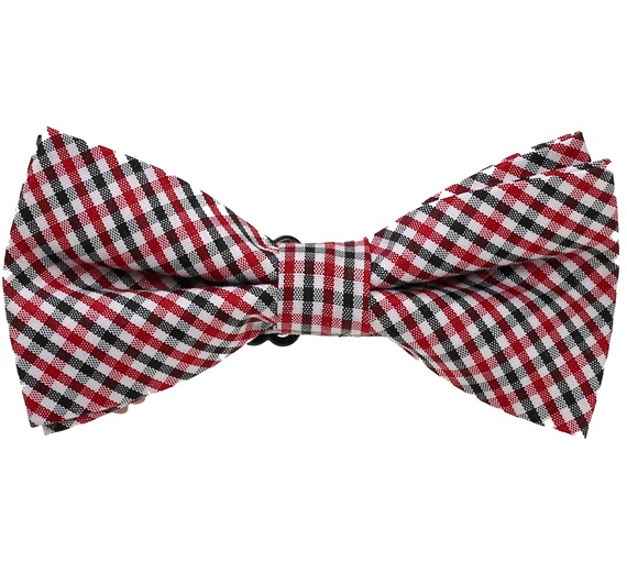 Noeud Papillon Enfant Vichy Rouge et Noir