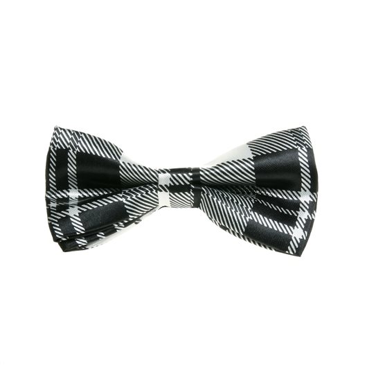 Noeud Papillon Enfant Carreaux Blanc et Noir