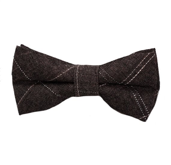 Noeud Papillon Enfant Carreaux Marron