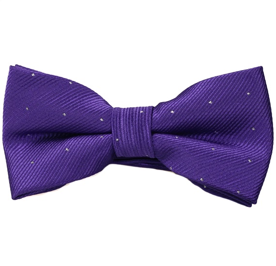Noeud papillon Enfant Violet à Pois pour Fête
