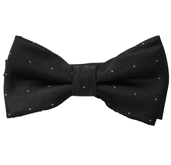 Noeud Papillon Enfant Soirée Noir à Pois