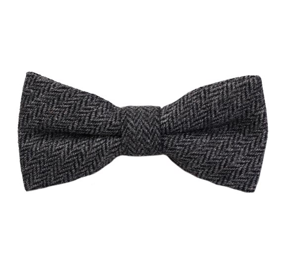 Noeud Papillon Enfant Gris Chevron