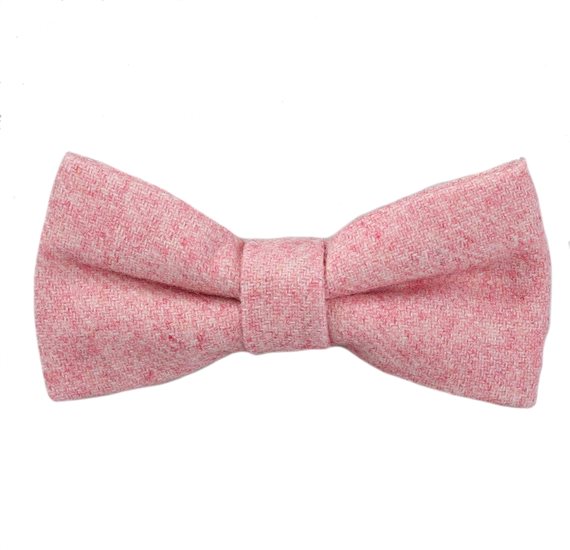 Noeud Papillon Enfant Laine Rose
