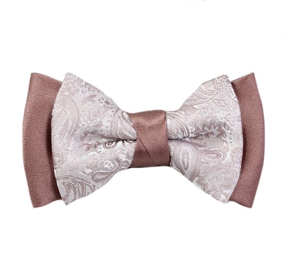 Noeud Papillon Enfant Marron Cachemire