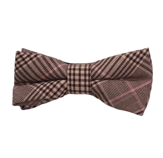 Noeud Papillon Enfant Prince de Galles Marron