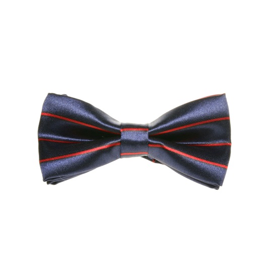 Noeud Papillon Enfant Rayures Bleues et Rouges
