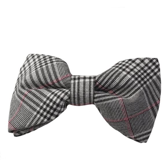 Noeud Papillon Prince de Galles Blanc et Noir