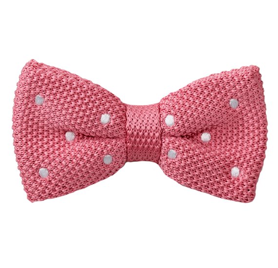 Noeud Papillon Pois Rose