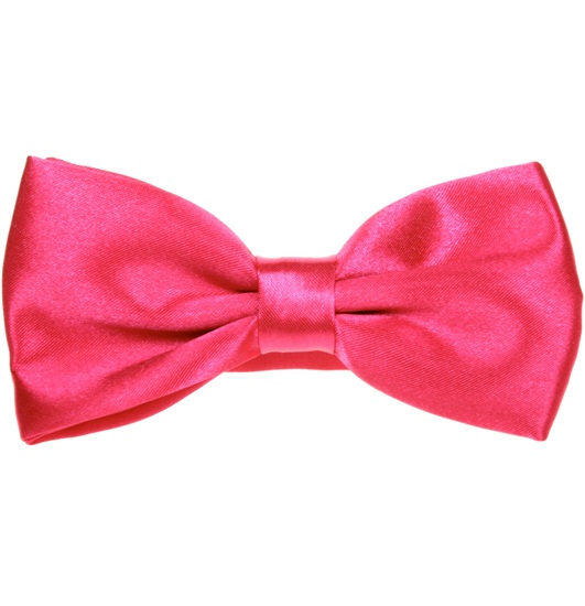 Noeud Papillon en Satin Fuchsia