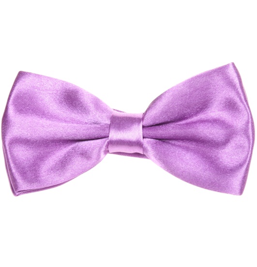 Noeud Papillon en Satin Lavande