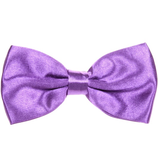 Noeud Papillon en Satin Violet
