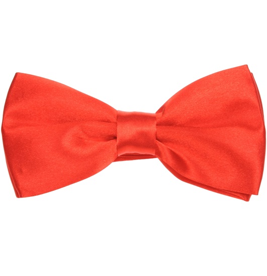 Noeud Papillon en Satin Rouge