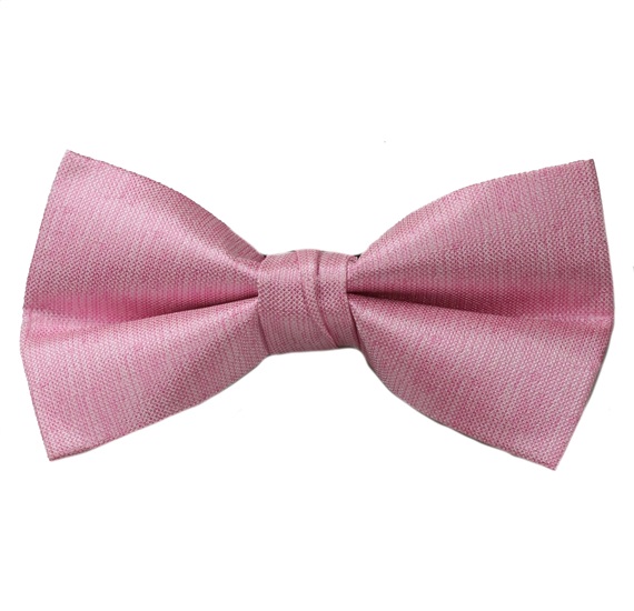 Noeud Papillon en Satin Rose