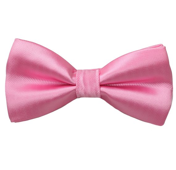 Noeud Papillon Rose en Satin