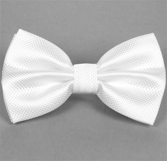 Noeud Papillon Habillé Blanc