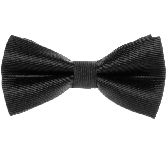 Noeud Papillon Habillé Rayures Noires Noeud Papillon