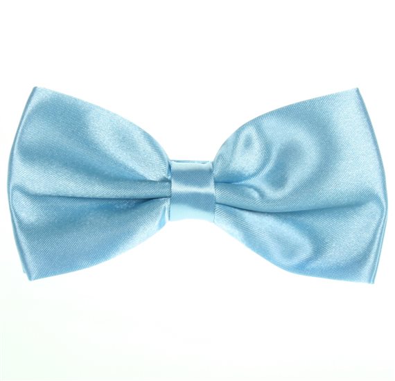 Noeud Papillon et Mouchoir Bleu Ciel