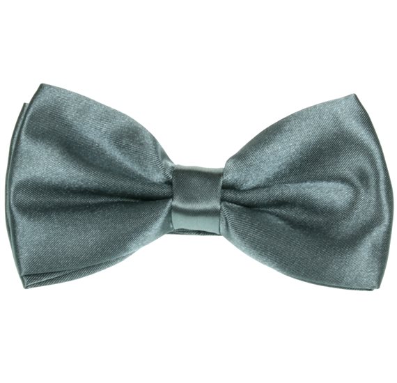 Noeud Papillon et Mouchoir Gris