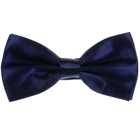 Noeud Papillon et Mouchoir Violet Foncé