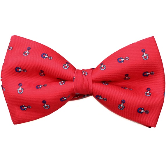 Papillon et Mouchoir Rouge avec Attaches