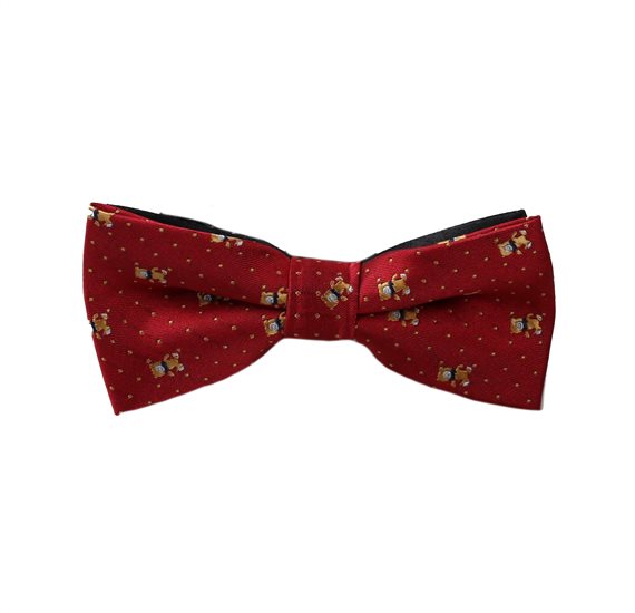 PAPILLON ENFANT BORDEAUX AVEC OURS