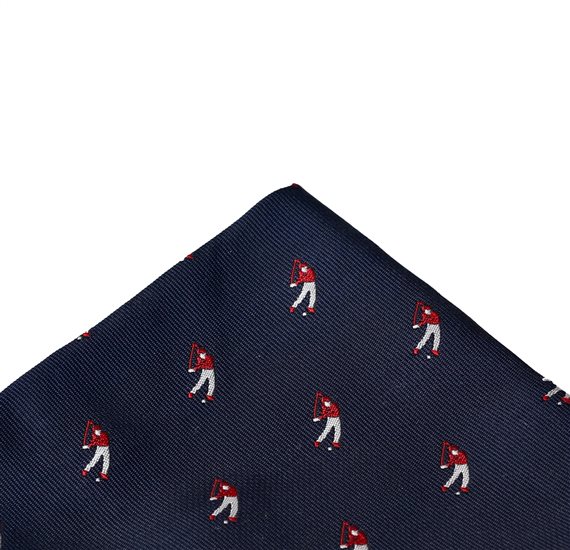 Mouchoir de Poche Bleu Golf