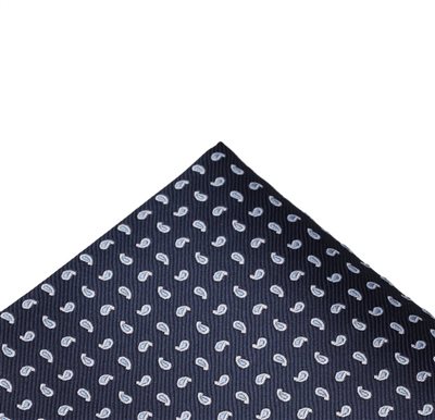 Mouchoir de Poche Bleu Paisley