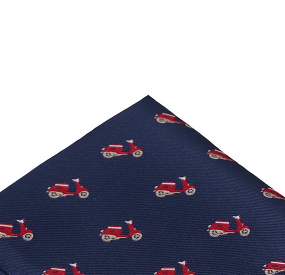 Mouchoir de Poche Bleu Vespas