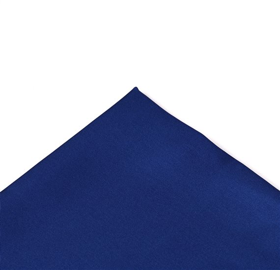 Mouchoir de Poche en Soie Bleu Encre