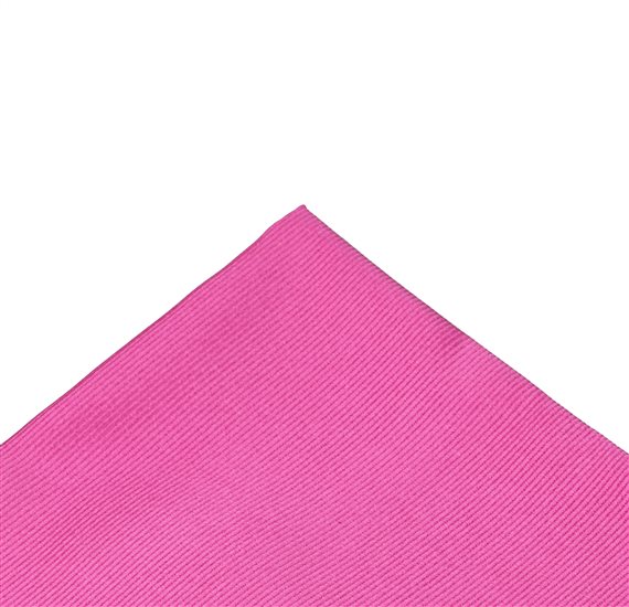 Mouchoir de Poche en Soie Jacquard Rose