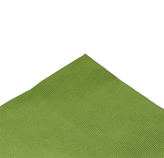 Mouchoir de Poche en Soie Jacquard Vert Lime