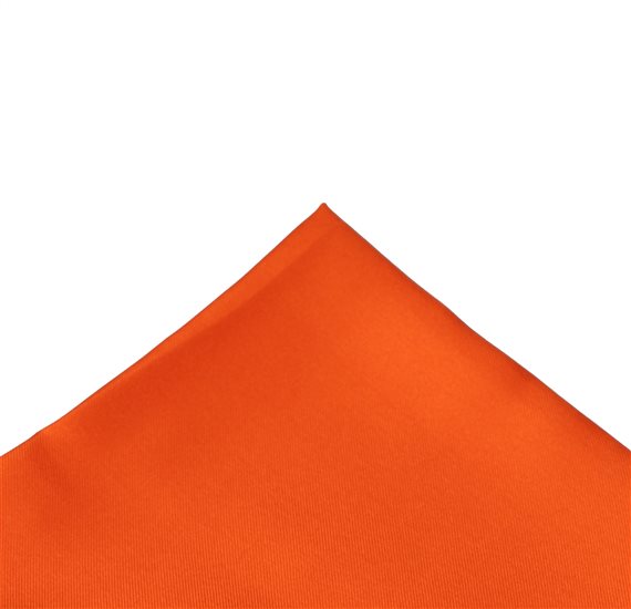 Mouchoir de Poche en Soie Orange