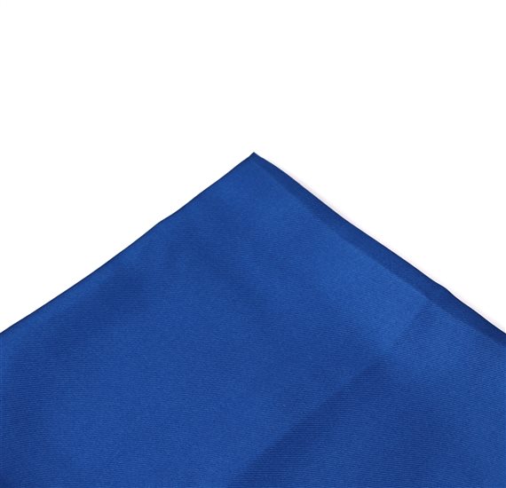 Mouchoir de Poche en Soie Naturelle Bleu Canard