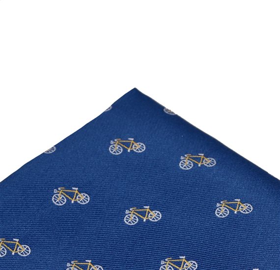 Mouchoir de Poche Bleu Royal Vélos
